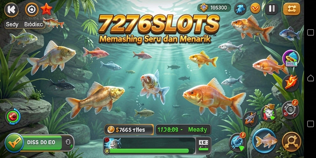 Tangkapan ikan besar dan seru dalam permainan 7276SLOTS.