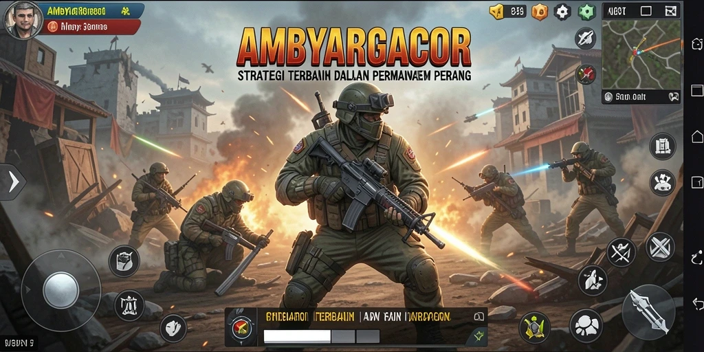 Screenshot gameplay AMBYARGACOR menunjukkan aksi strategi menarik.