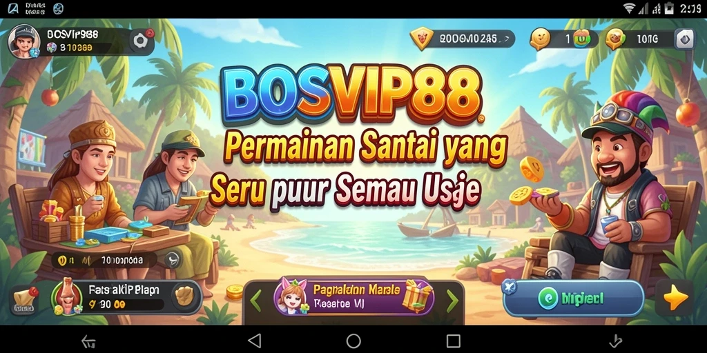 Tampilan gameplay BOSVIP88 yang menarik dan penuh warna.