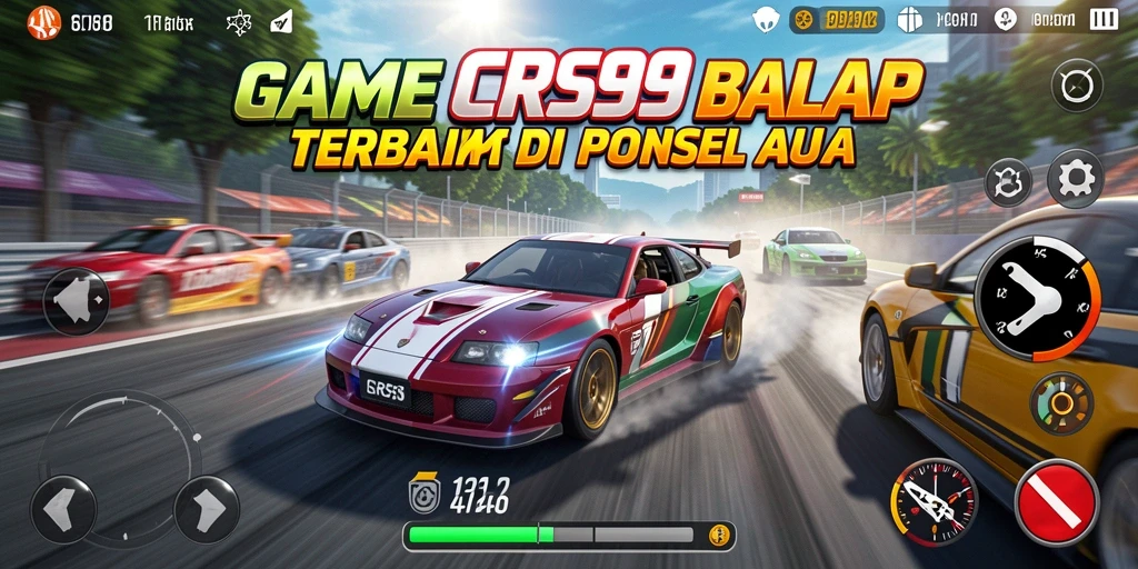 Tampilan mendebarkan dari gameplay balap di CRS99.
