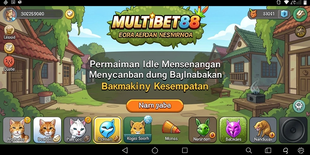 Tampilan gameplay MULTIBET88 yang menarik dan penuh warna.