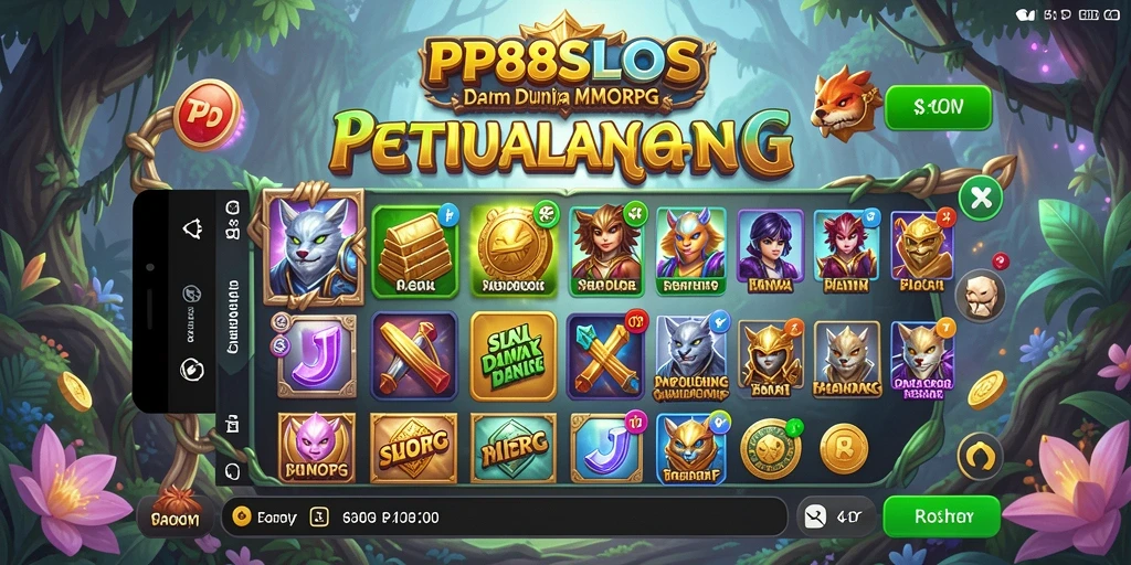 Tampilan gameplay menarik dari PP88SLOTS yang mengundang pemain.