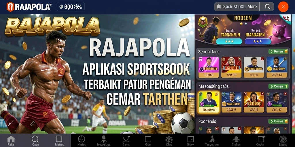 Tampilan gameplay Sportsbook yang menarik dan interaktif di RAJAPOLA.