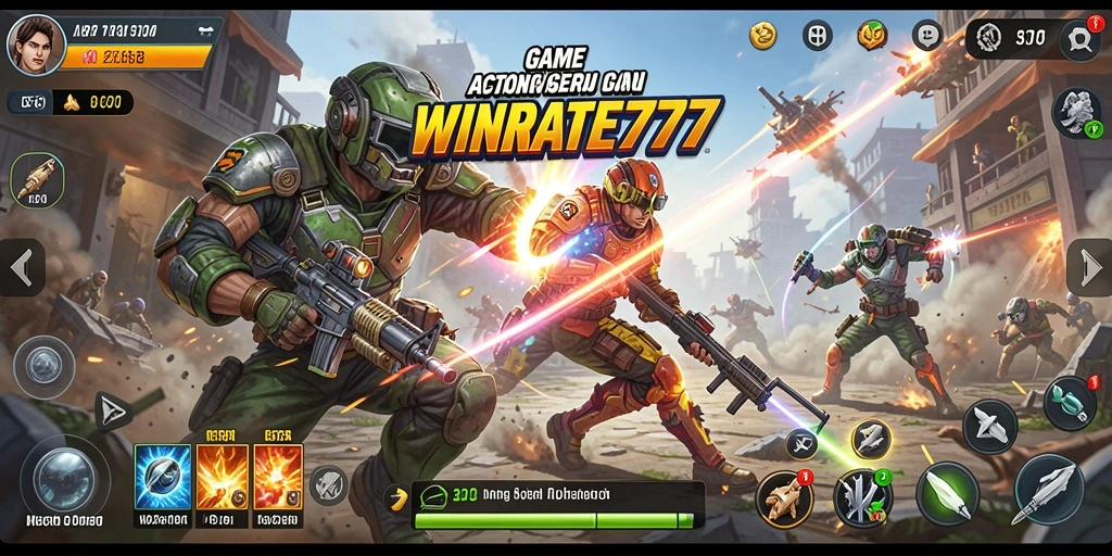 Tampilan intens pertempuran dalam WINRATE777 yang menegangkan.
